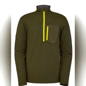 Reg $100 Spyder Mens Bandit Half Zip Sweater size M